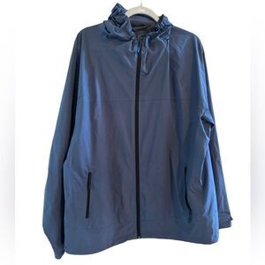 Hawke&Co. | Lightweight Rain Jacket in Hawke Navy | XXL
